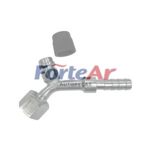 CONEXÃO ORING 45º COM VALVULA R134A AÇO #6 FA250.037 #8 FA250.038 #10 FA250.039 #12 FA250.040